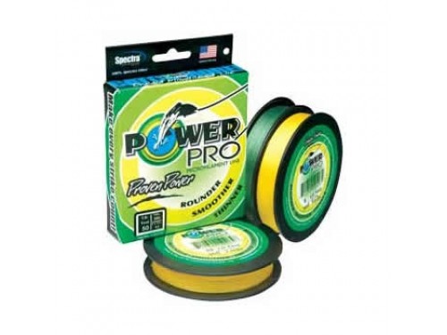 Леска плетеная POWER PRO 0,06мм, 135м, 3кг желтая 